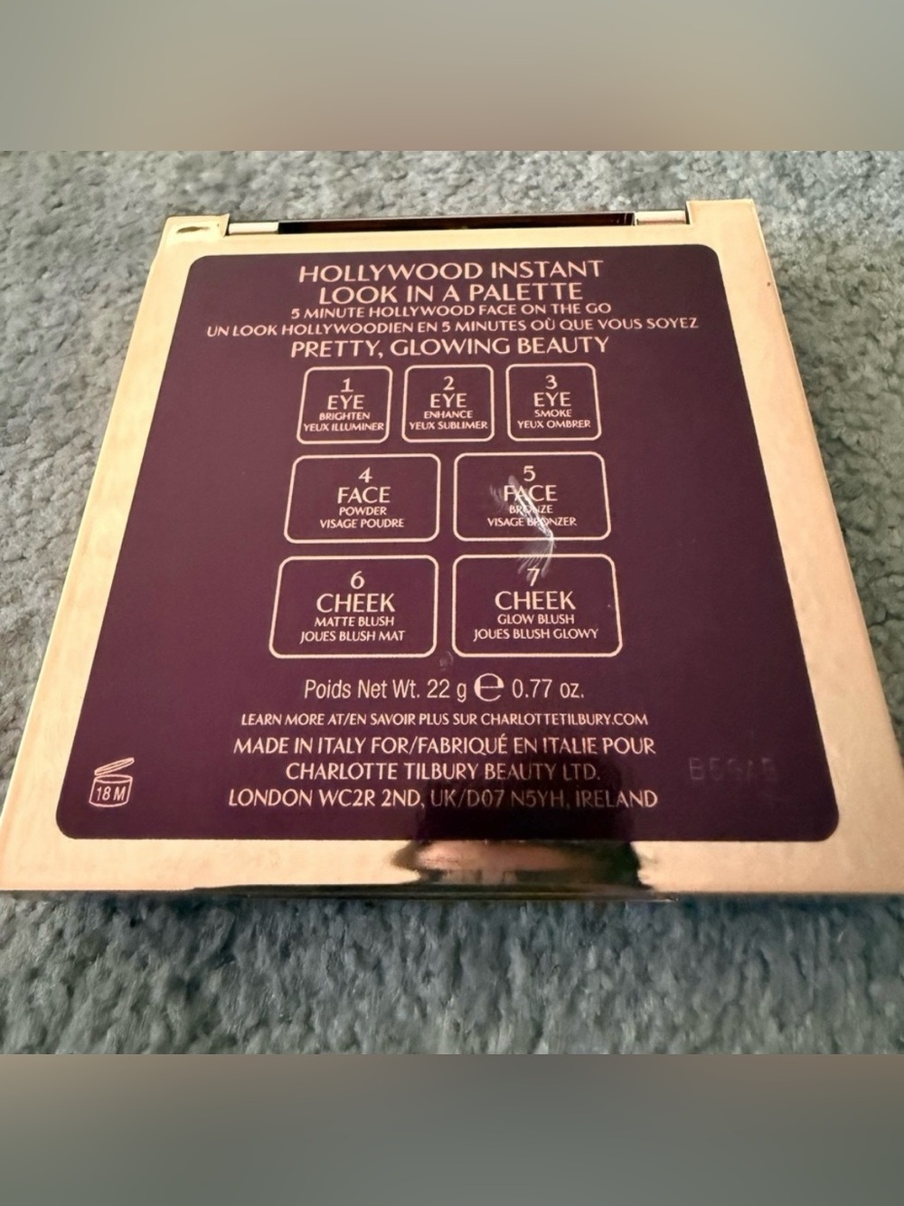 Charlotte Tilbury Hollywood Instant Look in a Palette Pretty, Glowing Beauty NEW - Picture 3 of 13